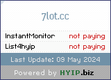 7lot.cc check all HYIP monitor at once.