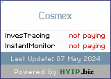 cosmex.cc check all HYIP monitor at once.