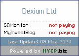 dexium.store check all HYIP monitor at once.