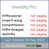 investify.pro check all HYIP monitor at once.