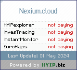 nexium.cloud check all HYIP monitor at once.