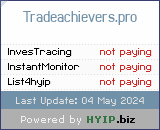 tradeachievers.pro check all HYIP monitor at once.