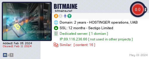 bitmaine.net check all HYIP monitor at once.