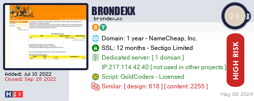 brondex.cc check all HYIP monitor at once.