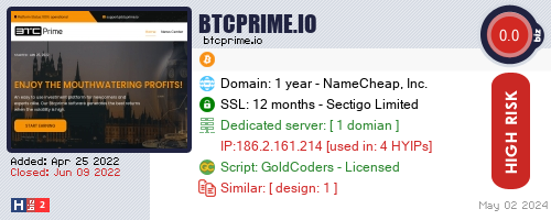 btcprime.io check all HYIP monitor at once.