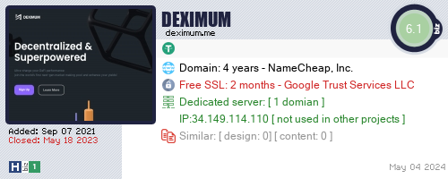 deximum.me check all HYIP monitor at once.