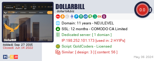 dollarbill.biz check all HYIP monitor at once.