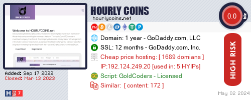 hourlycoins.net check all HYIP monitor at once.