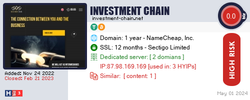 investment-chain.net check all HYIP monitor at once.