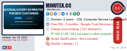 minutex.cc check all HYIP monitor at once.