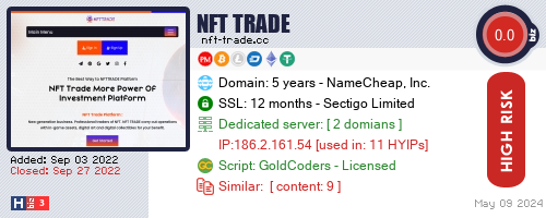 nft-trade.cc check all HYIP monitor at once.