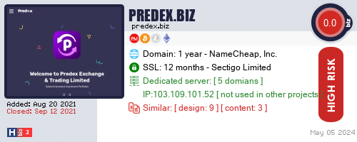 predex.biz check all HYIP monitor at once.