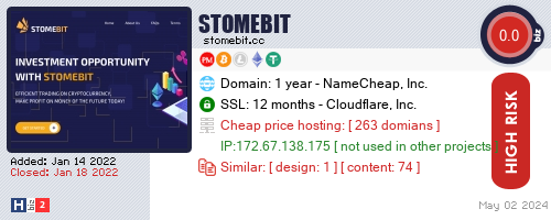 stomebit.cc check all HYIP monitor at once.