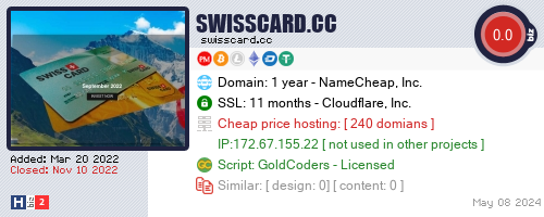 swisscard.cc check all HYIP monitor at once.